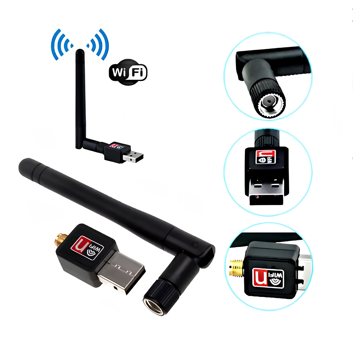 ADAPTADOR USB 2.0 WIRELESS 802.11N WIFI - imagem