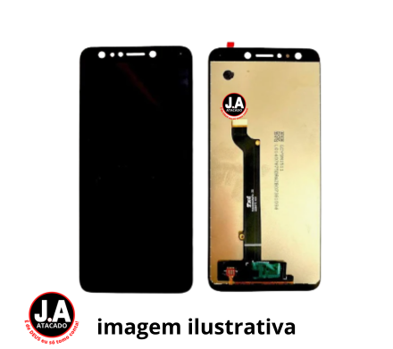 FRONTAL ZENFONE ZC600KL SEM ARO PRETA ORIGINAL CHINA