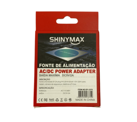 FONTE DE ALIMENTAÇÃO DC5V/2A (SY-J375) - imagem
