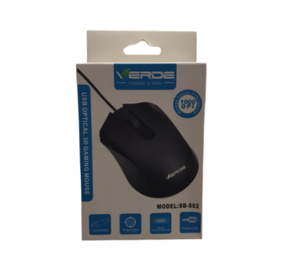 MOUSE COM FIO MARCA VERDE SB-S02