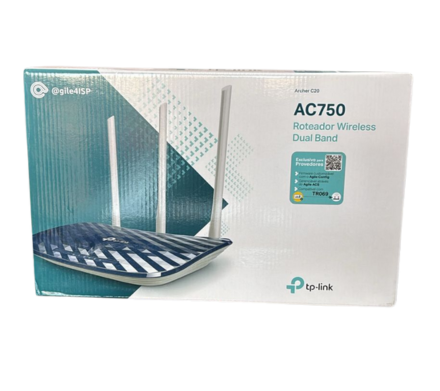 ROTEADOR 3 ANTENAS TP-LINK AC750