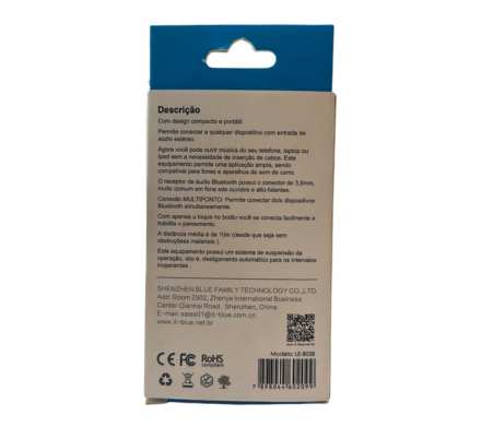 ADAPTADOR BLUETOOTH P2 IT BLUE LE-805B - imagem