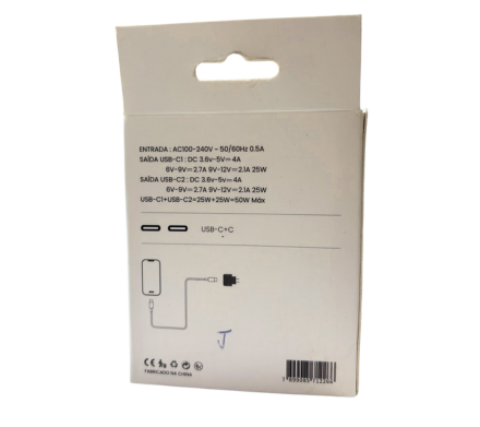 FONTE USB-C + C INOVA (CAR-3338) - imagem