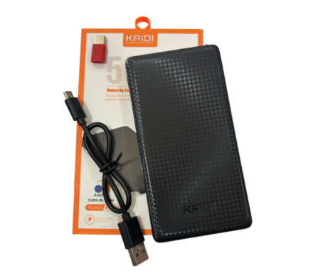 CARREGADOR PORTATIL 5000MAH KAIDI KD-952