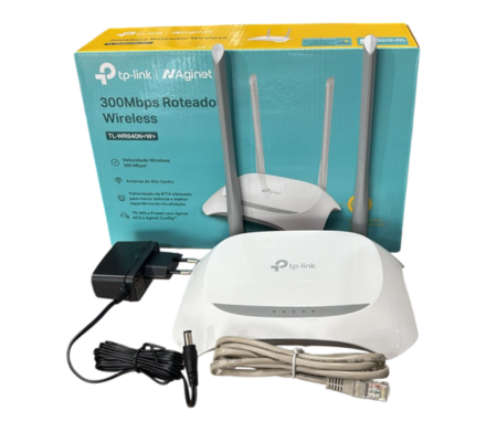 ROTEADOR TP LINK 2 ANTENAS TL-WR840N 6.0 - imagem