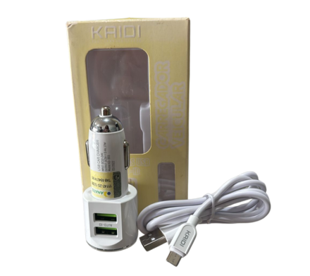 CARREGADOR VEICULAR V8 KAIDI KD-303S