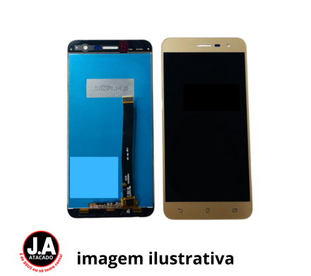 FRONTAL ZENFONE ZE520 KL SEM ARO DOURADA ORIGINAL CHINA
