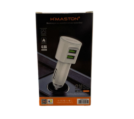 CARREGADOR VEICULAR HMASTON S15-4 - imagem