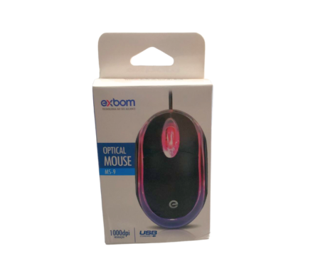 MOUSE COM FIO OPTICAL EXBOM MS-9