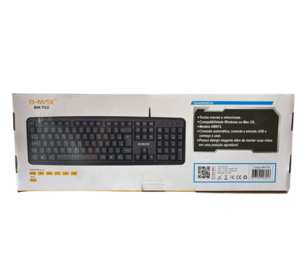 TECLADO PADRÃO COM FIO BM-T02 - imagem